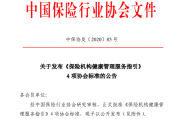保险机构健康管理服务指引 第1部分：总则