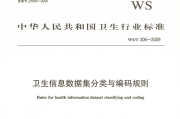 卫生健康行业信息化标准文件和目录